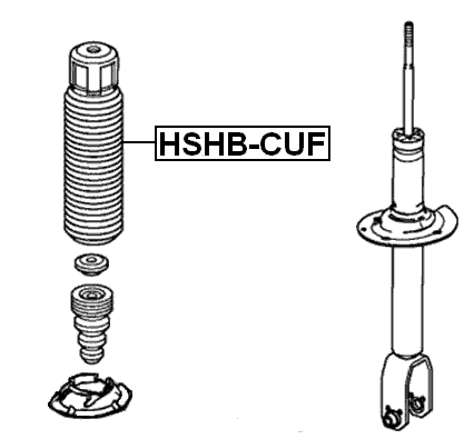 HONDA HSHB-CUF Technical Schematic