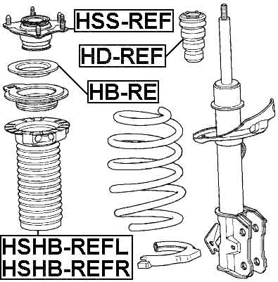 HONDA HSS-REF Technical Schematic