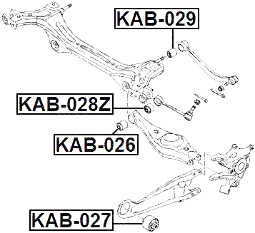 Febest KAB-026 Technical Schematic