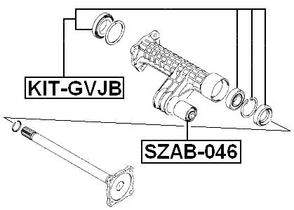 SUZUKI KIT-GVJB Technical Schematic