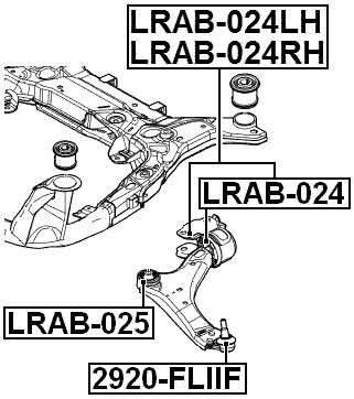 FORD LRAB-024RH Technical Schematic