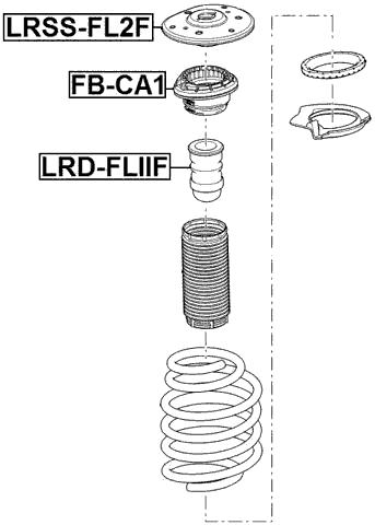 LAND ROVER LRD-FLIIF Technical Schematic