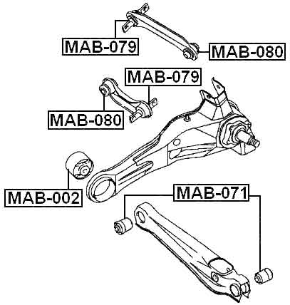 MITSUBISHI MAB-002 Technical Schematic