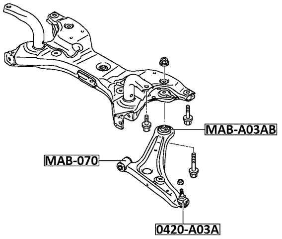 Febest MAB-A03AB Technical Schematic