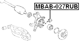MERCEDES BENZ MBAB-027RUB Technical Schematic