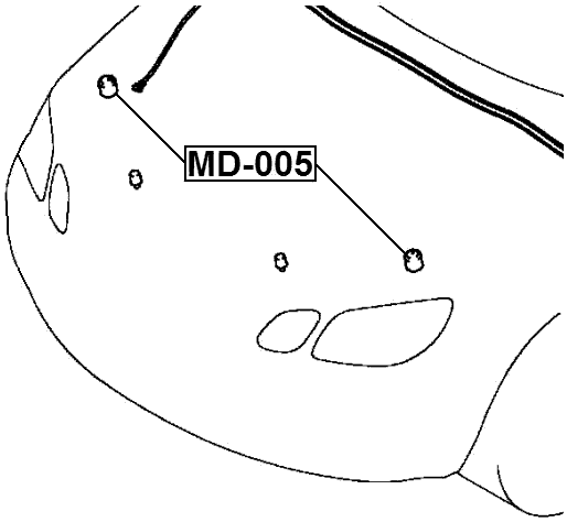 MITSUBISHI MD-005 Technical Schematic