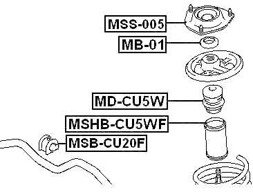 MITSUBISHI MD-CU5W Technical Schematic