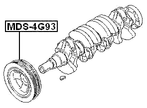 MITSUBISHI MDS-4G93 Technical Schematic