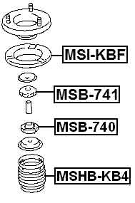 MITSUBISHI MSB-741 Technical Schematic