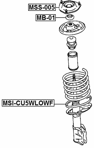 MITSUBISHI MSI-CU5WLOWF Technical Schematic
