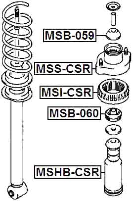 MITSUBISHI MSS-CSR Technical Schematic