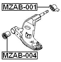 MAZDA MZAB-004 Technical Schematic