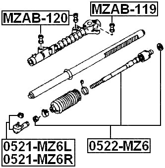 MAZDA MZAB-120 Technical Schematic