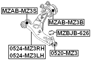 VOLVO MZAB-MZ3B Technical Schematic
