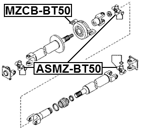 MAZDA MZCB-BT50 Technical Schematic
