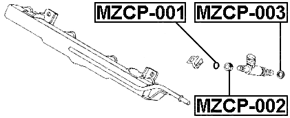 MITSUBISHI MZCP-002 Technical Schematic