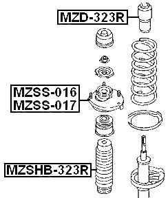 MAZDA MZD-323R Technical Schematic