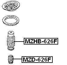 MAZDA MZD-626F Technical Schematic