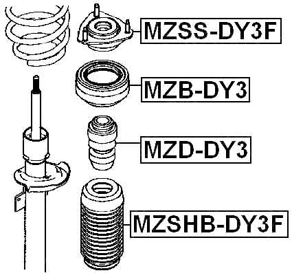 MAZDA MZD-DY3 Technical Schematic