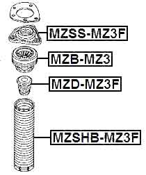 MAZDA MZD-MZ3F Technical Schematic