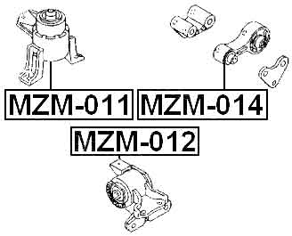 MAZDA MZM-014 Technical Schematic