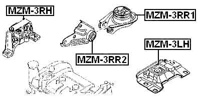 MAZDA MZM-3RR1 Technical Schematic