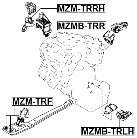 FORD MZM-TRRH Technical Schematic