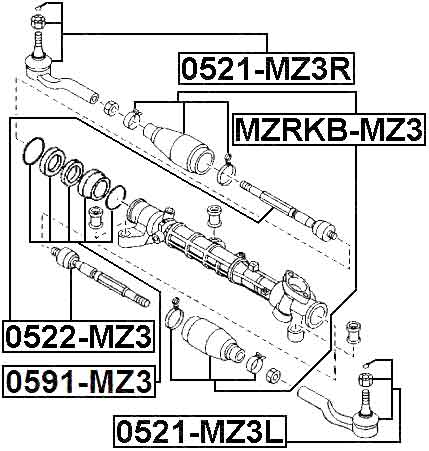 MAZDA MZRKB-MZ3 Technical Schematic