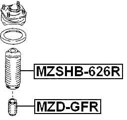 MAZDA MZSHB-626R Technical Schematic