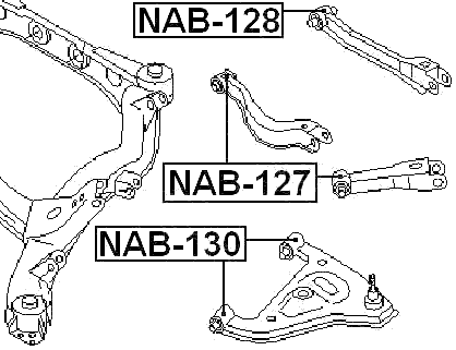 NISSAN NAB-128 Technical Schematic