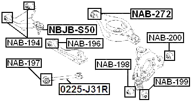 NISSAN NAB-196 Technical Schematic