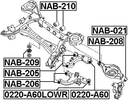 NISSAN NAB-205 Technical Schematic