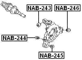 INFINITI NAB-243 Technical Schematic