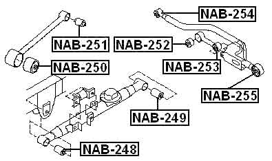 NISSAN NAB-255 Technical Schematic