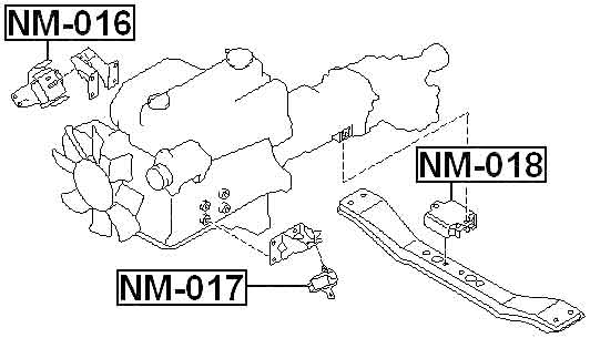 NISSAN NM-016 Technical Schematic