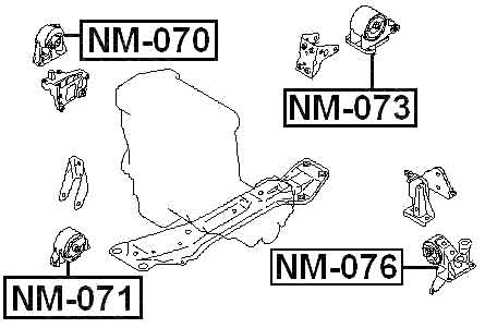 NISSAN NM-076 Technical Schematic