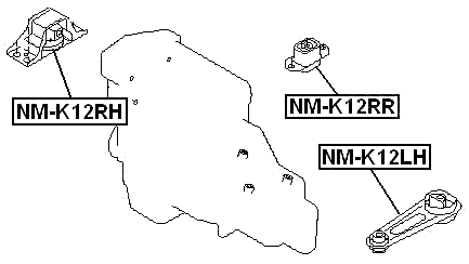 NISSAN NM-K12RH Technical Schematic