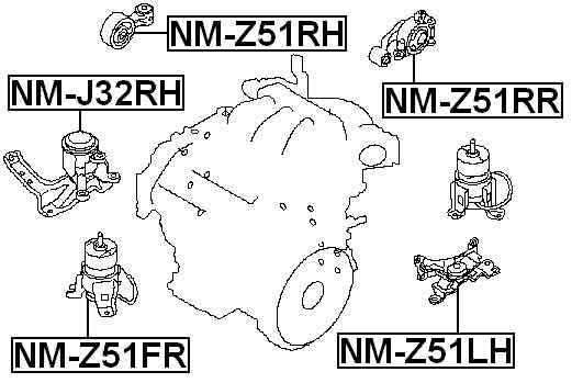 NISSAN NM-Z51FR Technical Schematic