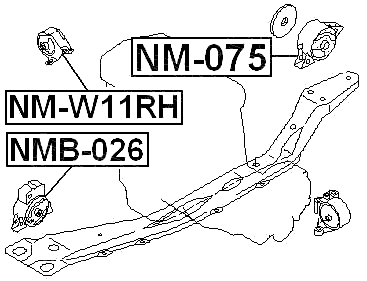 NISSAN NMB-026 Technical Schematic