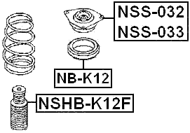 NISSAN NSHB-K12F Technical Schematic