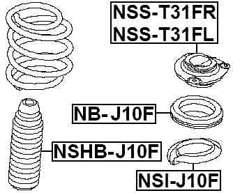 NISSAN NSS-T31FL Technical Schematic