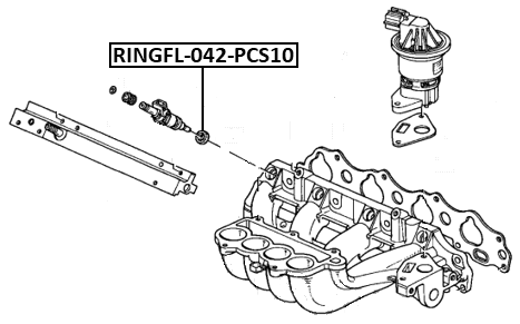 HONDA RINGFL-042-PCS10 Technical Schematic