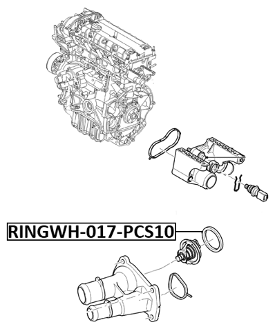 FORD RINGWH-017-PCS10 Technical Schematic