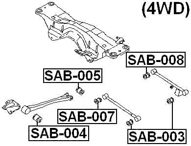 SUBARU SAB-008 Technical Schematic
