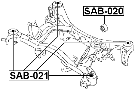 SUBARU SAB-021 Technical Schematic