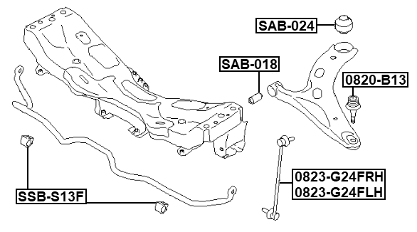 SUBARU SAB-024 Technical Schematic