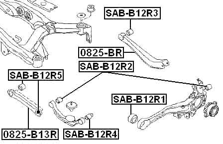 SUBARU SAB-B12R2 Technical Schematic