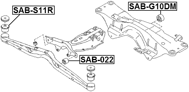 SUBARU SAB-G10DM Technical Schematic