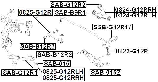 SUBARU SAB-G12R1 Technical Schematic