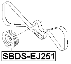 SUBARU SBDS-EJ251 Technical Schematic